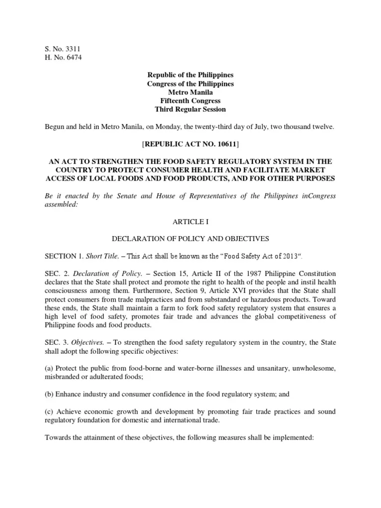 Food Safety Act